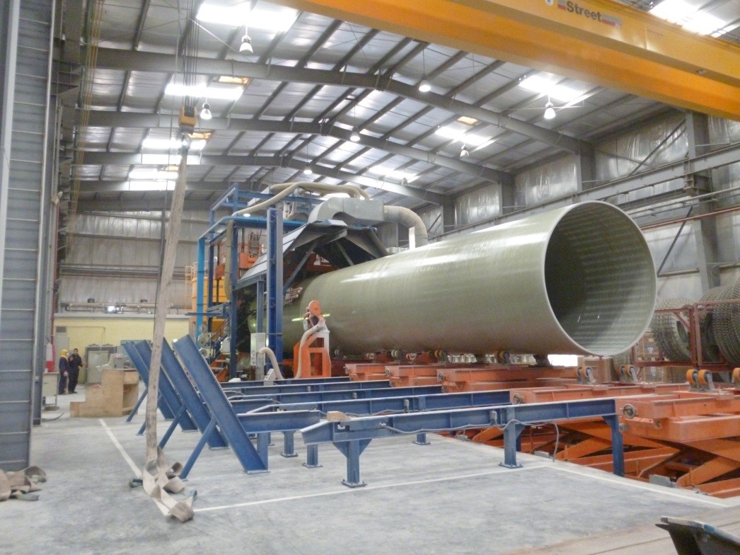 أنابيب البلاستيك المقواة بالألياف الزجاجية (GRP)