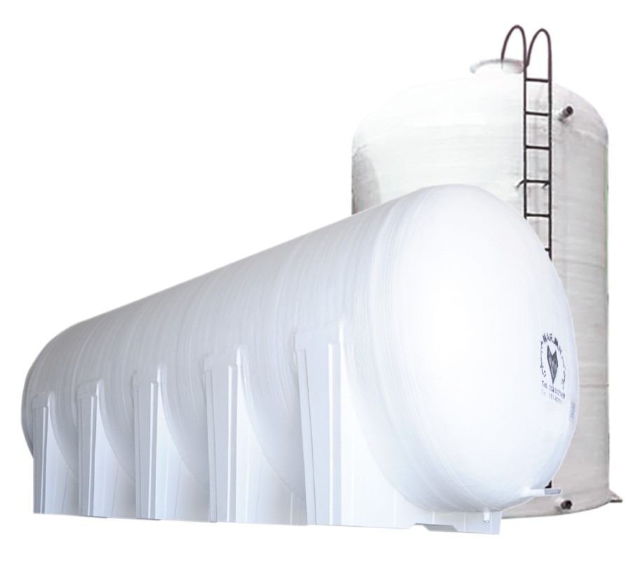 خزانات مرجان المهيدب للفايبرجلاس