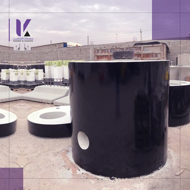 تصنيع وتوريد مناهل وغرف تفتيش خرسانية من شركة مسارات الخُزامى